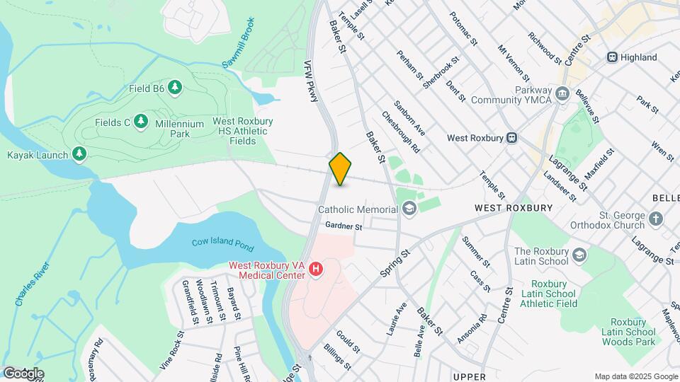 1214 VFW Parkway Mapa y Detalles de la Ubicación
