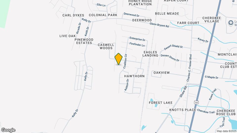 1315 Crossgate Ct Map and Location Details