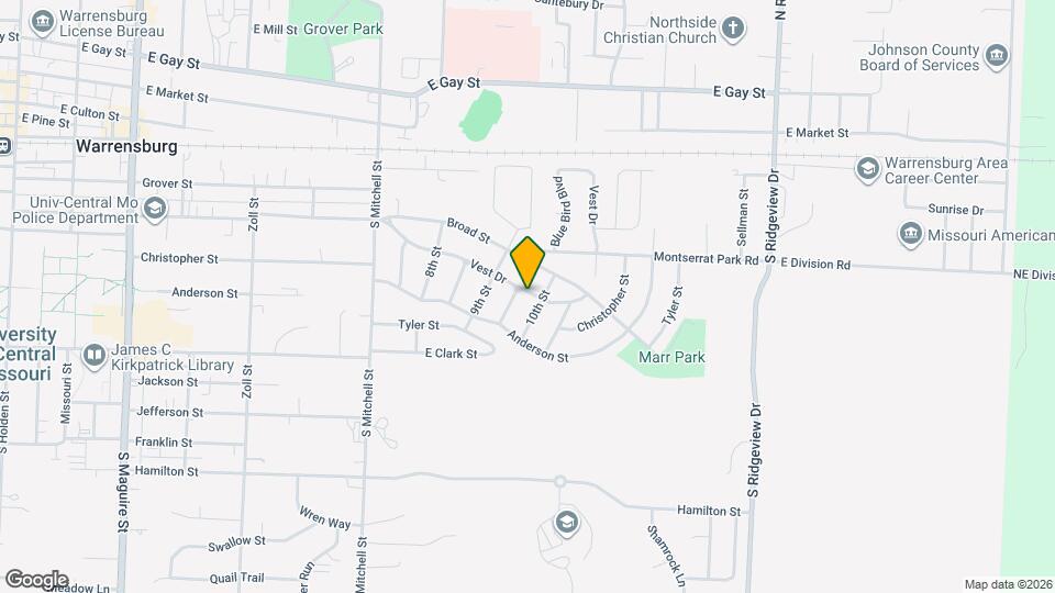 910 Vest Dr Map and Location Details