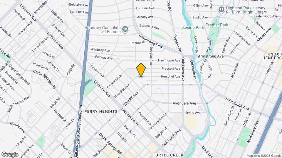 4016 Herschel Ave, Unit A Map and Location Details