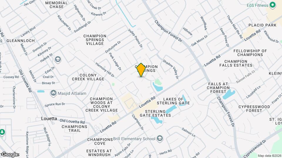 8806 Granite Gorge Dr Map and Location Details