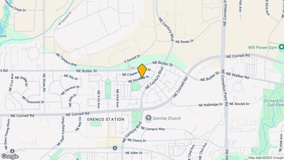 6610 NE Rosebay Dr Map and Location Details