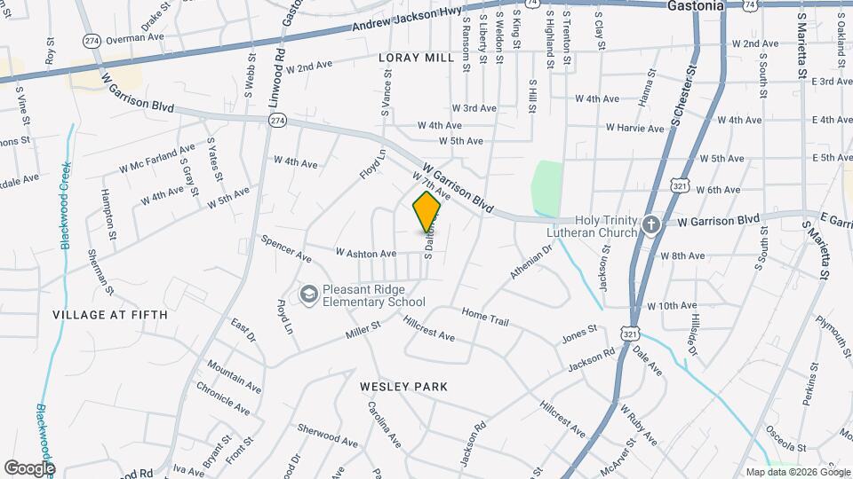 829 S Dalton St Map and Location Details