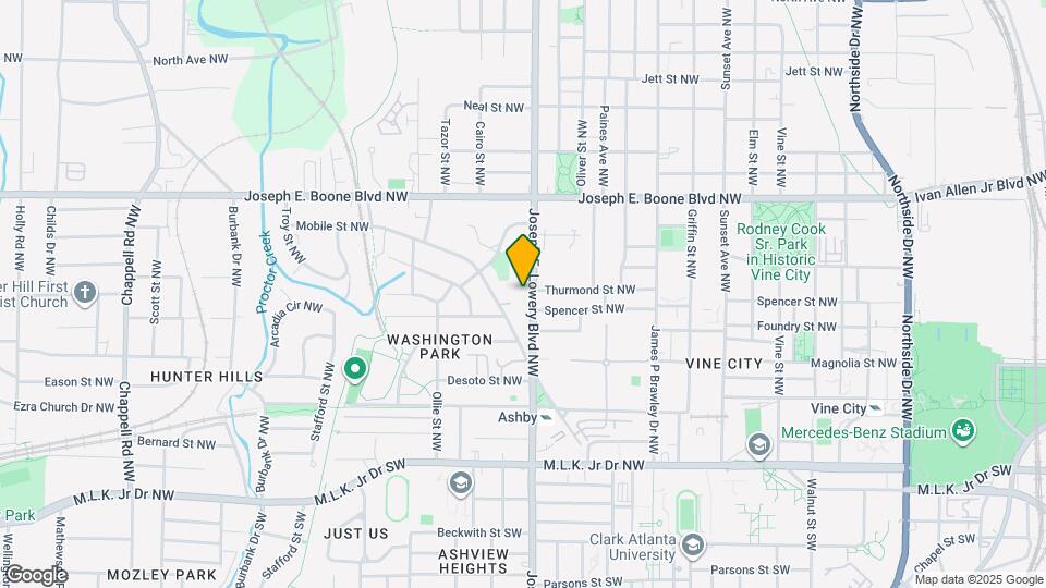 198 Joseph E. Lowery Blvd NW Map and Location Details