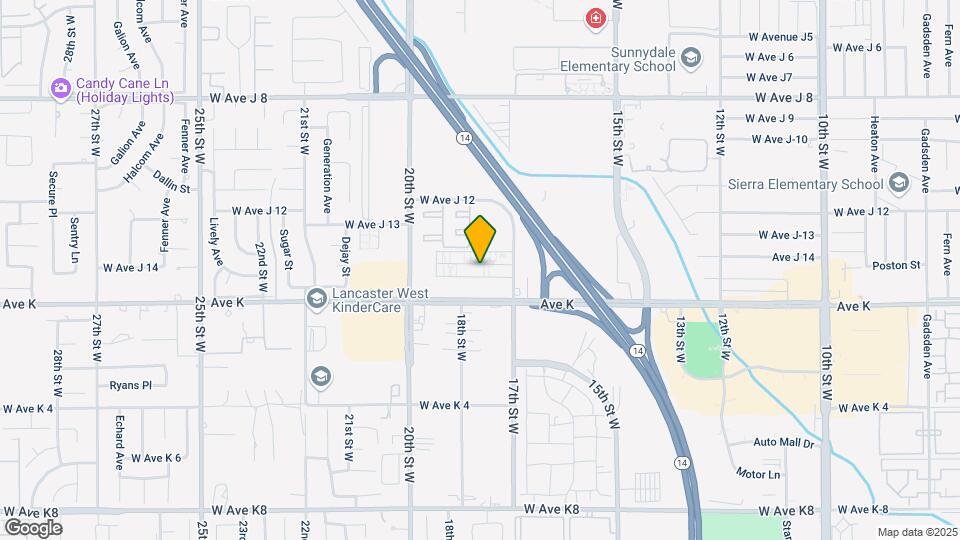 1738 W Ave J15 Map and Location Details