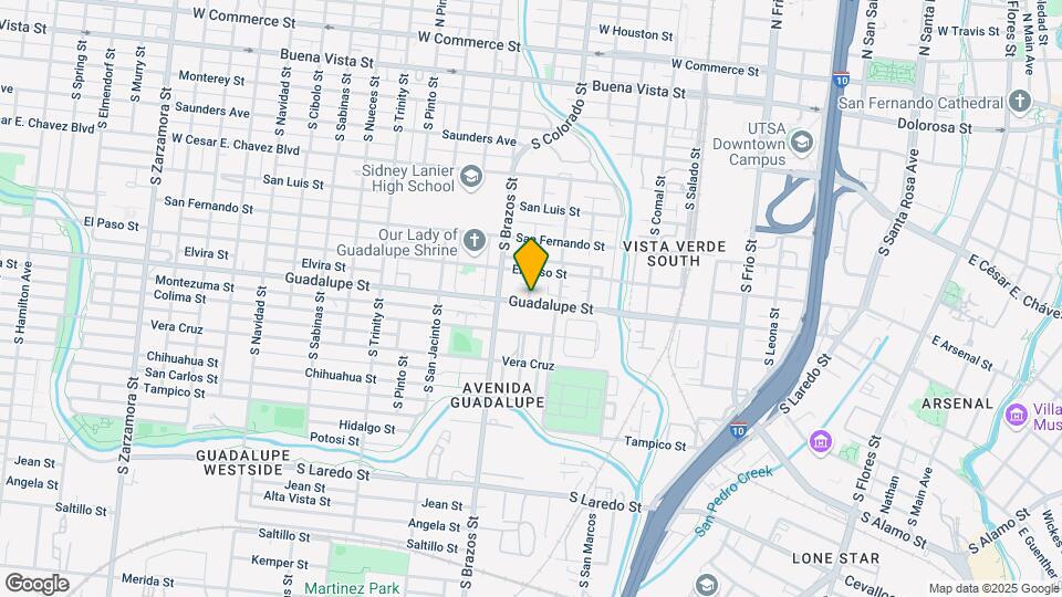 1115-1119 Guadalupe St Map and Location Details