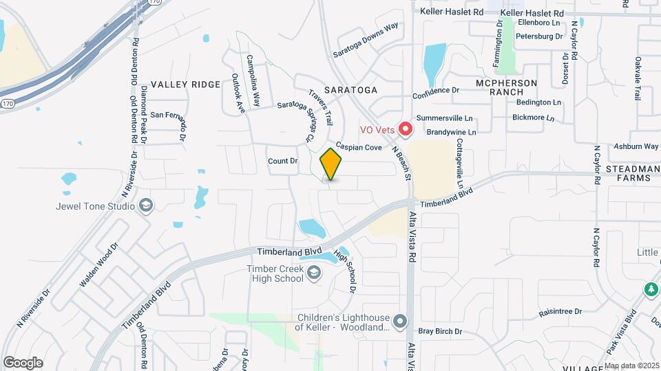 3425 Twin Pines Dr Map and Location Details