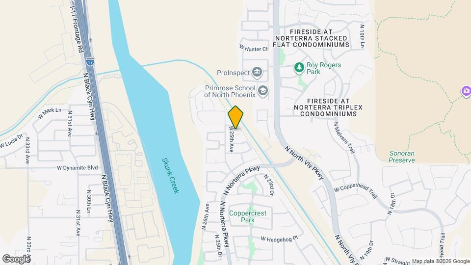 2420 W Cordia Ln Map and Location Details