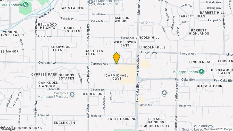 5710 Cypress Ave Map and Location Details