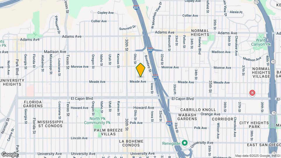 4410-4416 Illinois St Map and Location Details