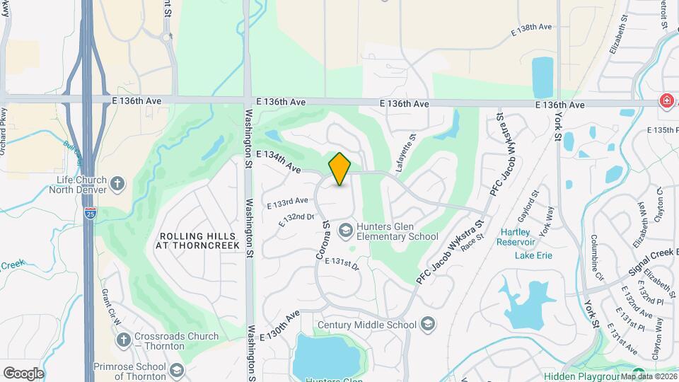 1062 E 133rd Way Map and Location Details