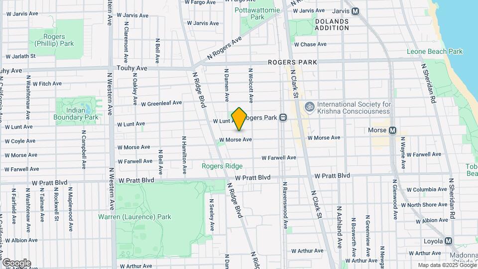 1926 W Morse Ave, Unit 20-1S Mapa y Detalles de la Ubicación
