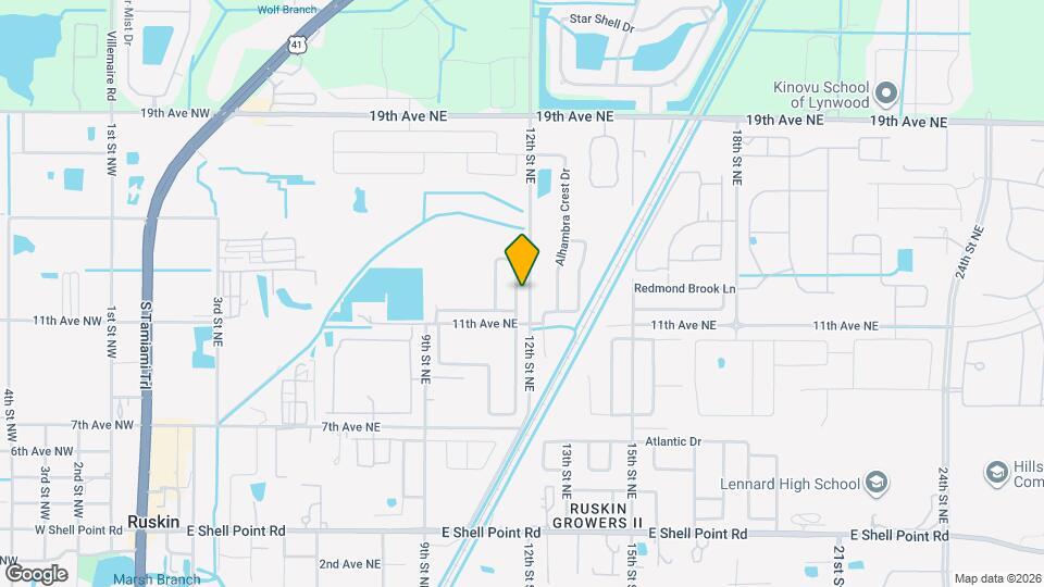 1113 Brenton Leaf Dr Mapa y Detalles de la Ubicación