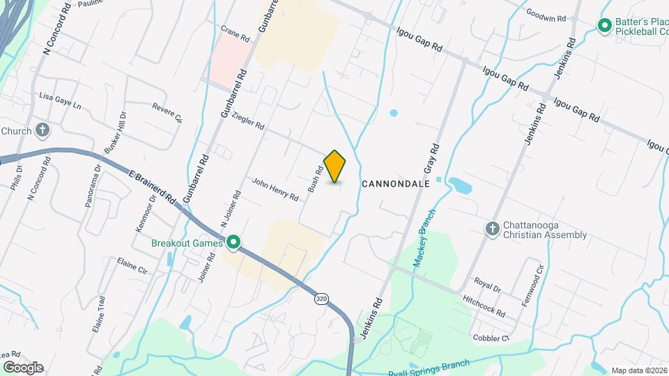 1726 Hawk Run Ln Map and Location Details