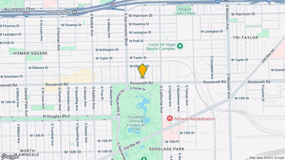 Rauner Veterans Housing Map and Location Details