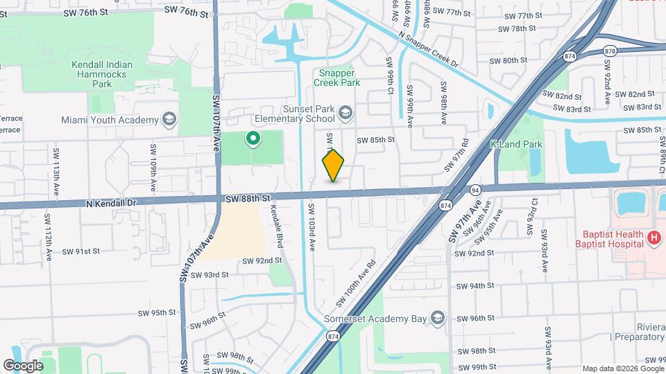 10241 SW 88th St Map and Location Details