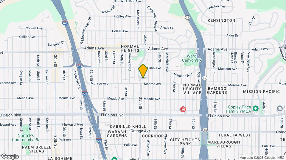 4515 35th St Map and Location Details
