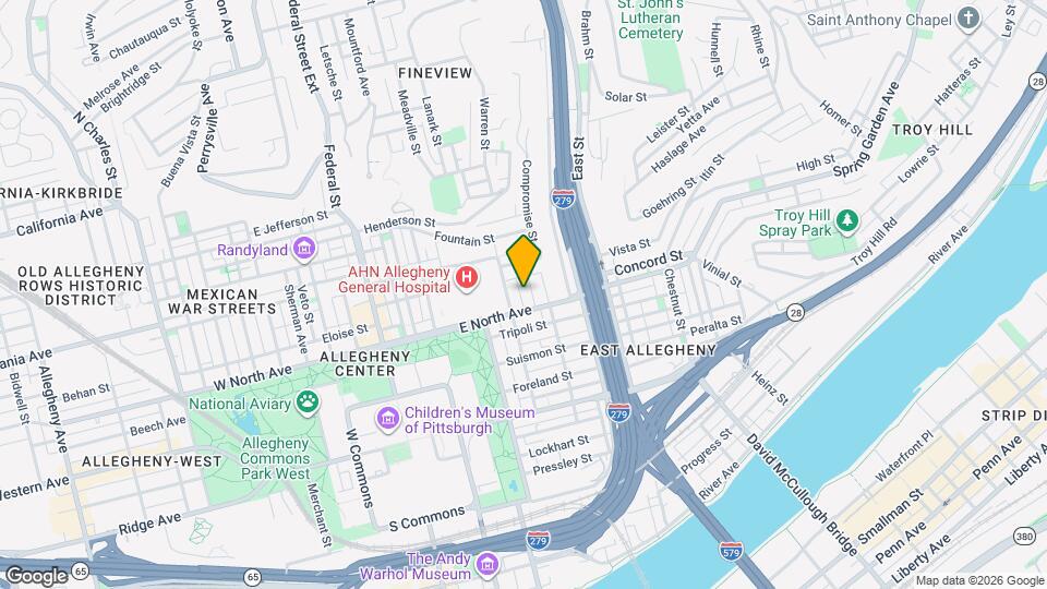 1114 Ocala St Map and Location Details