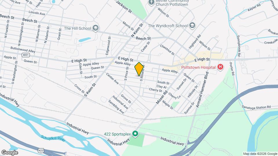 1155 South St Map and Location Details