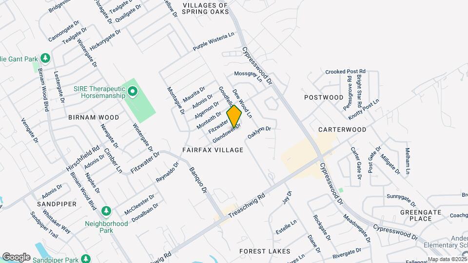 5014 Glendower Dr Map and Location Details