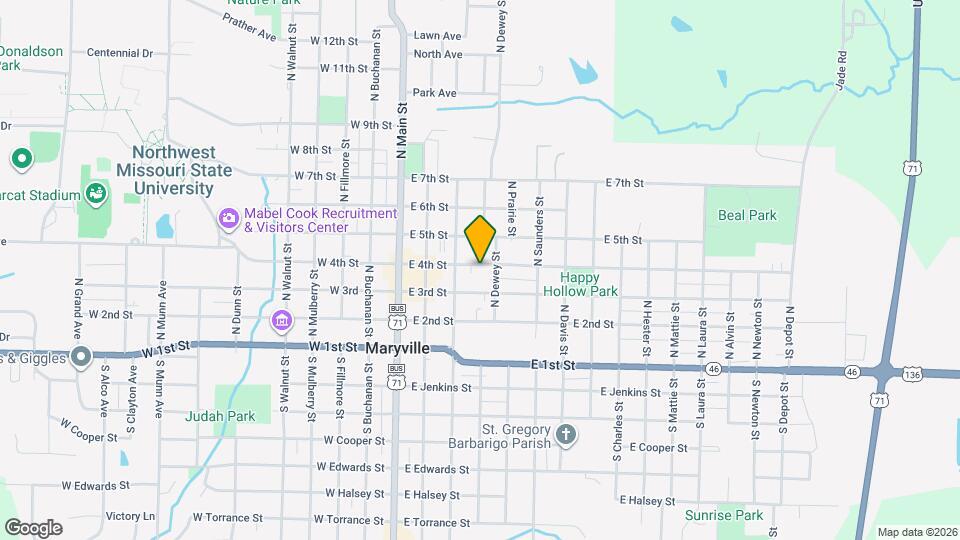 324 E 4th St Map and Location Details