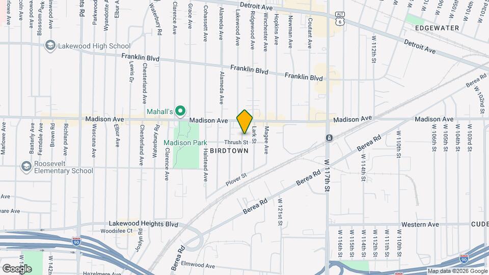 2033 Robin St Map and Location Details