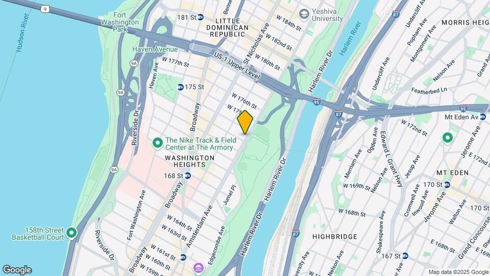 2284 Amsterdam Ave Map and Location Details