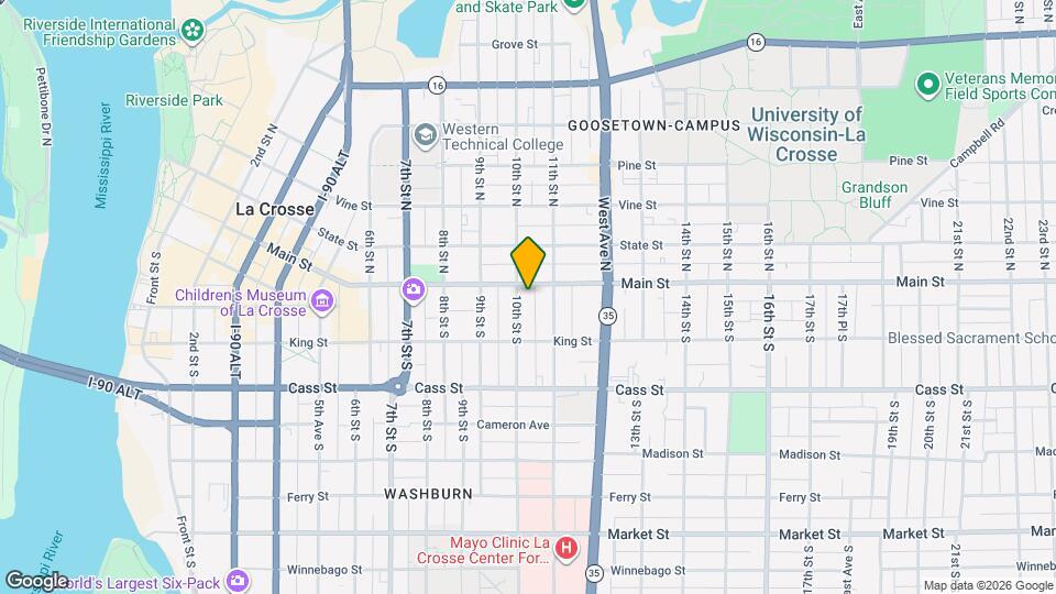 107 10th St S, Unit 107 Map and Location Details