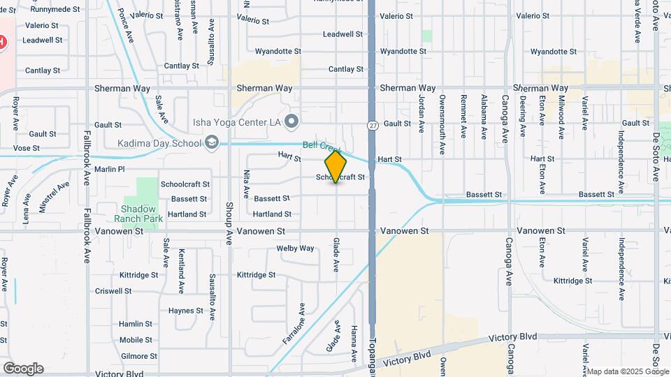 6909 Glade Ave Mapa y Detalles de la Ubicación