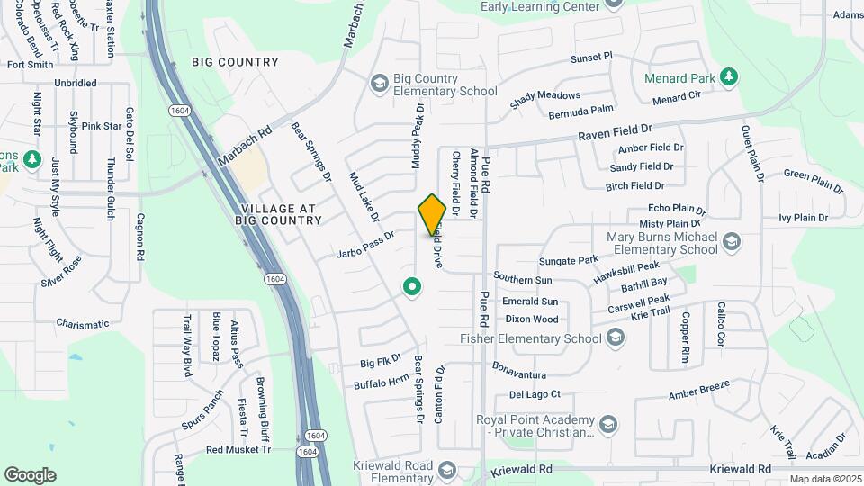2927 Ash Field Drive Map and Location Details