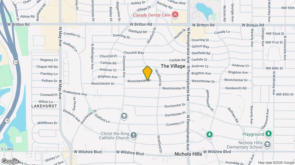1836 Westchester Dr Map and Location Details