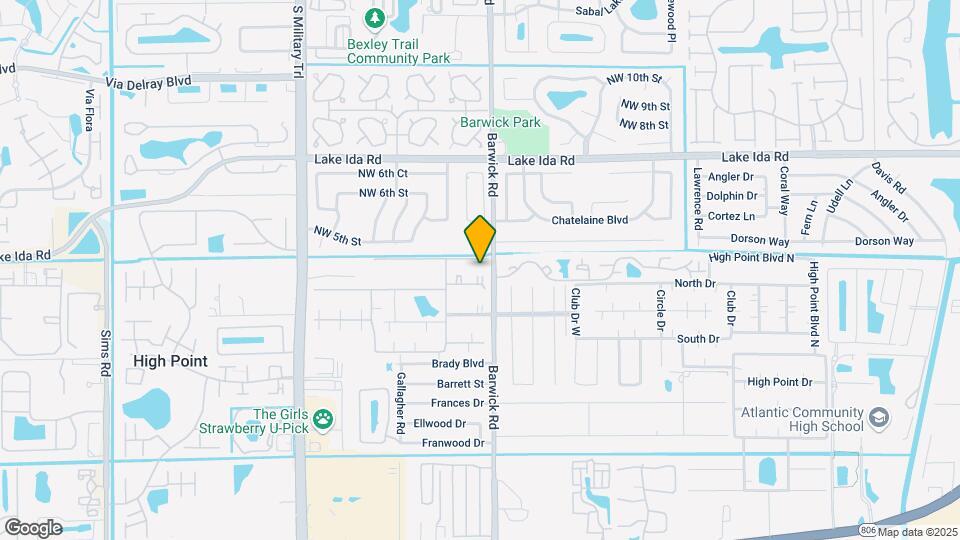 4525 NW 3rd Ct Map and Location Details