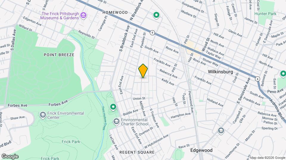 513 Mifflin Ave, Unit 1 Map and Location Details