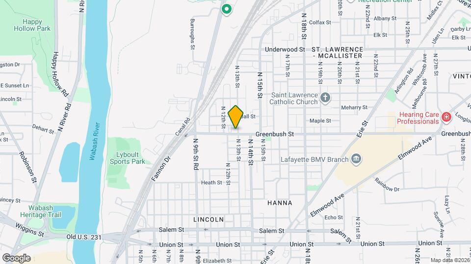 1226 Greenbush St Map and Location Details