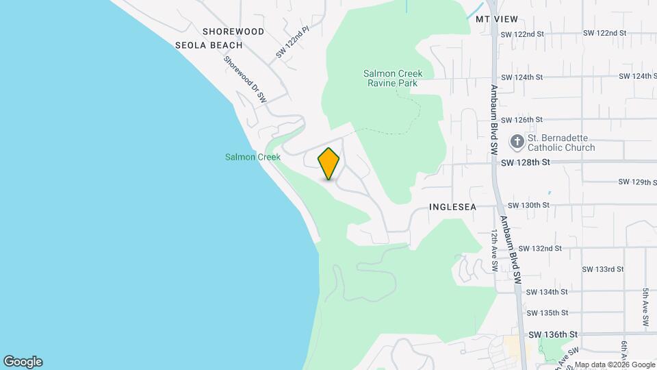 12837 Shorecrest Dr SW Map and Location Details