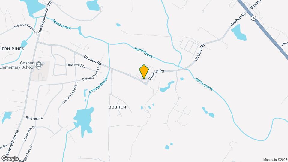 1645 Goshen Rd Mapa y Detalles de la Ubicación