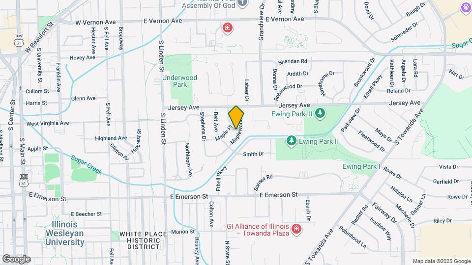 1203 Maplewood Dr Map and Location Details
