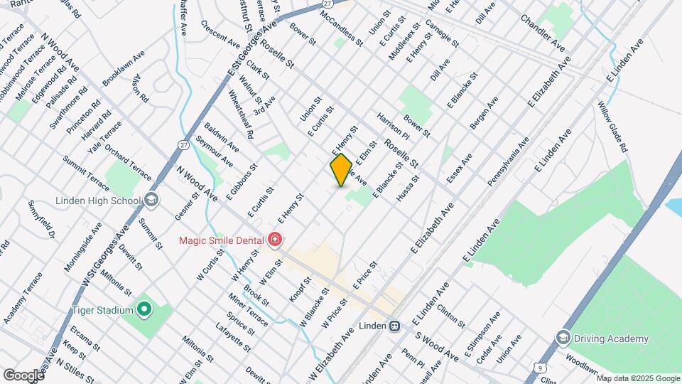 312 E Elm St Map and Location Details