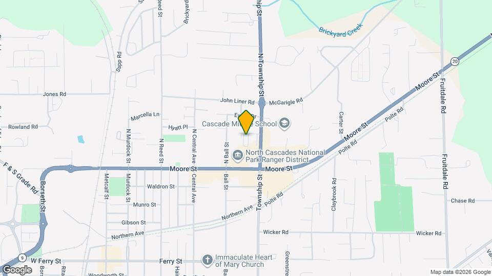 176 N Township St Mapa y Detalles de la Ubicación