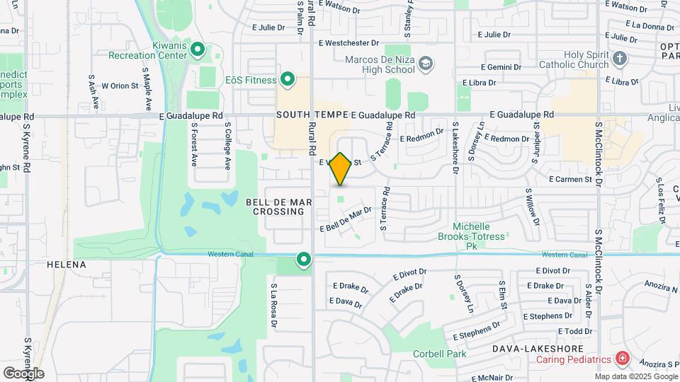 933 E Lodge Dr Map and Location Details