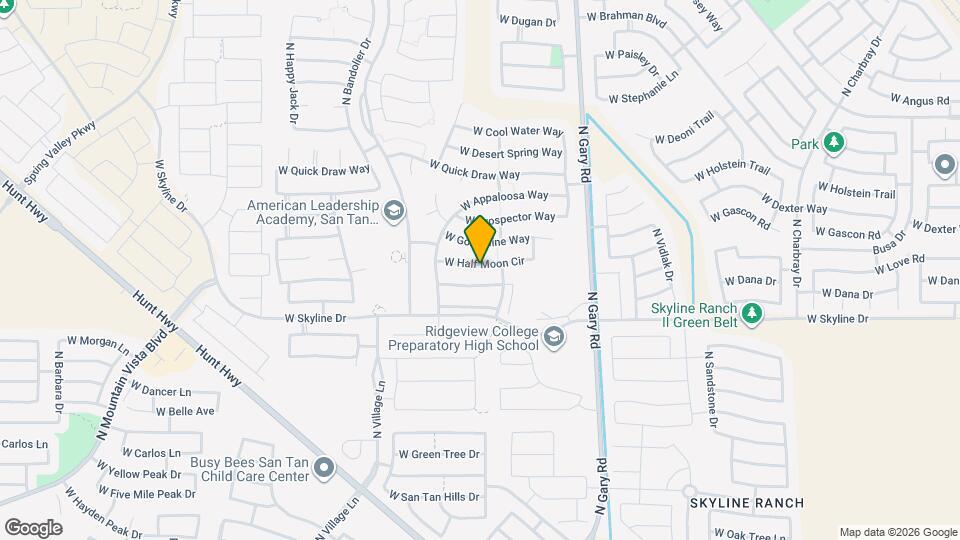 1911 W Half Moon Cir Map and Location Details