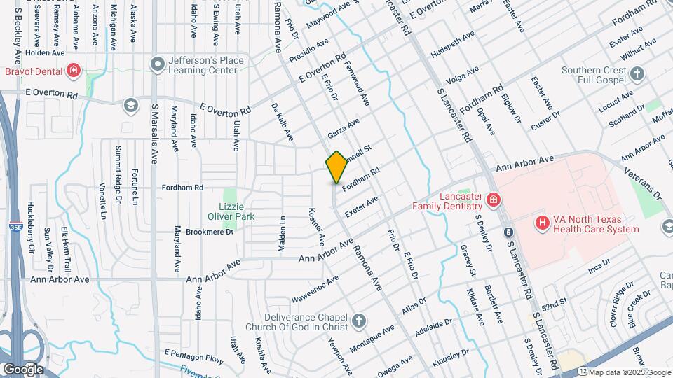 1505 Fordham Rd Map and Location Details