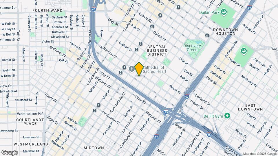 1825 N San Jacinto St Map and Location Details