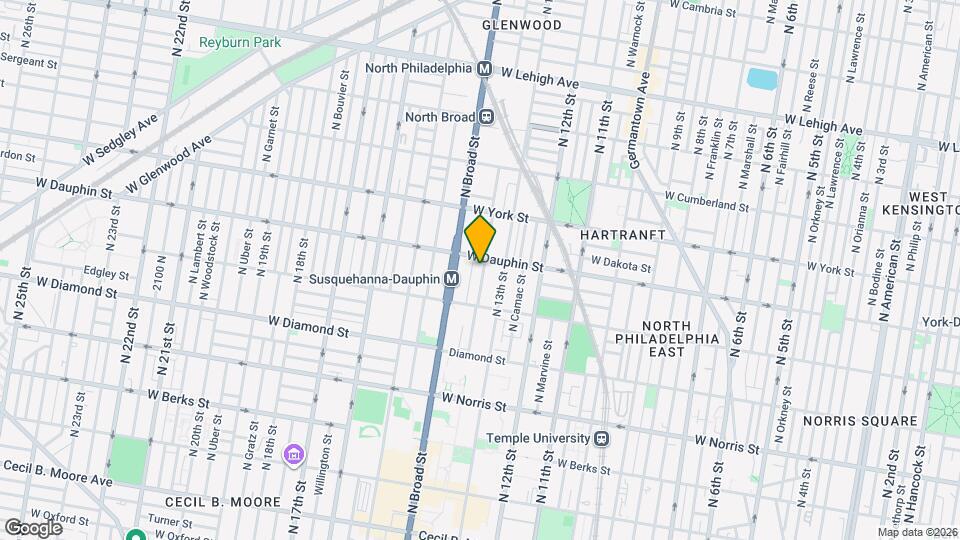 2255 N Park Ave Mapa y Detalles de la Ubicación