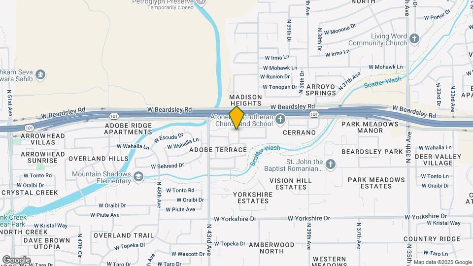 20022 N 41st Ln Map and Location Details