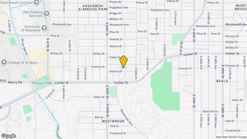 5648 Dorcas St Map and Location Details