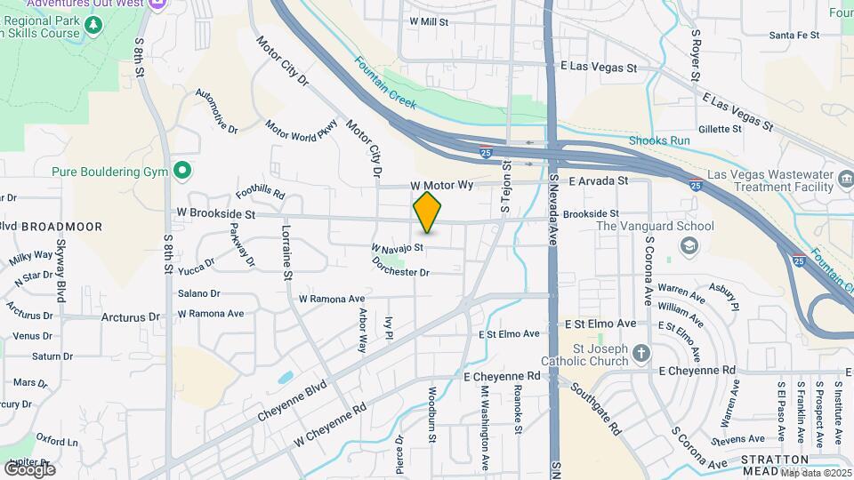 Spacious 3-Bedroom Duplex in Old Colorado Map and Location Details