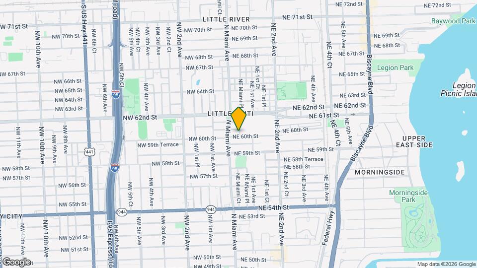 45 NE 60th St Map and Location Details