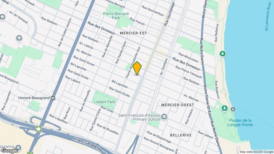 2536 Mercier Av Map and Location Details