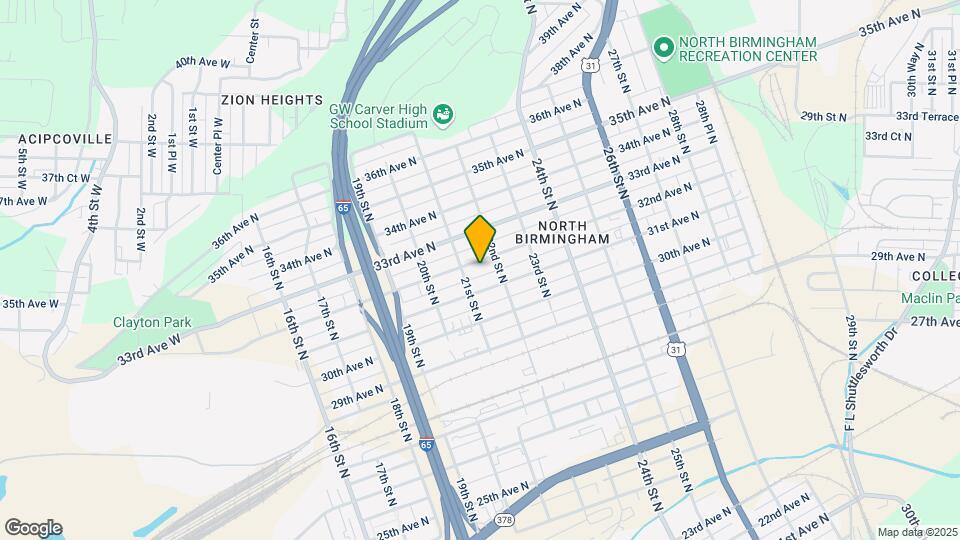 2115 32nd Ave N Map and Location Details